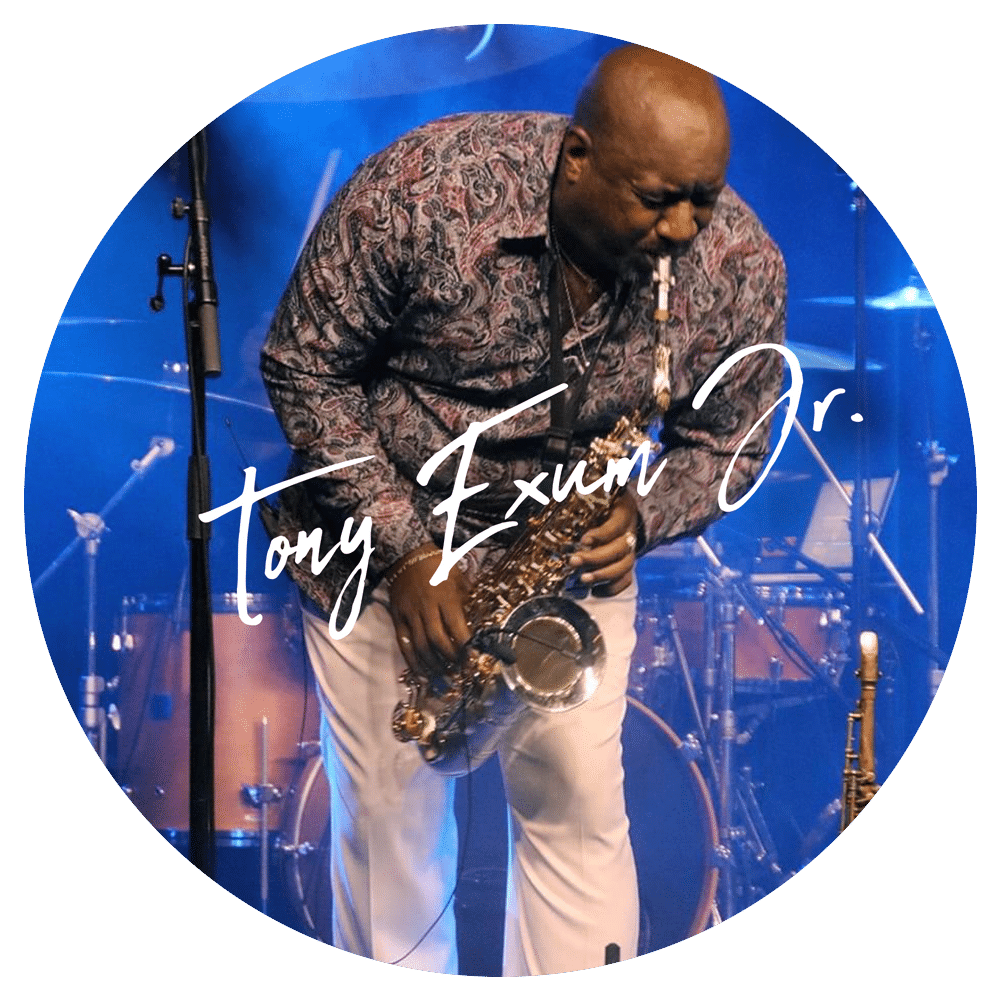 Tony playing sax